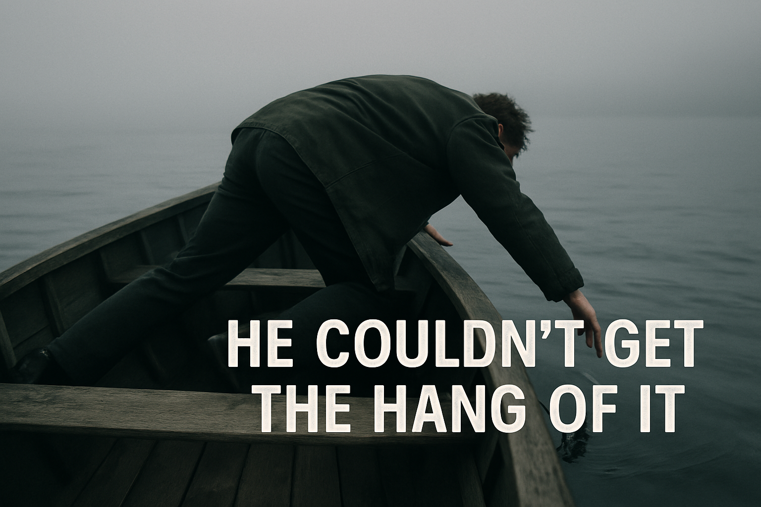 He could not get the hang of it